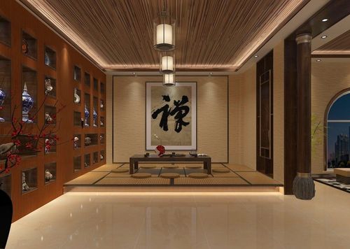 210平米茶楼平面装修效果图