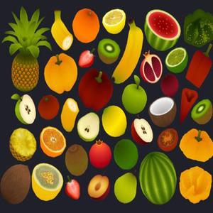 unity素材 水果模型资源包 food - fruits pack 切水果游戏必备