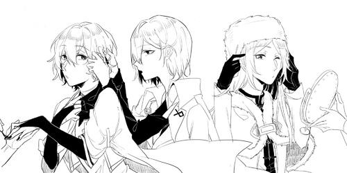 文豪野犬白三角涩陀太文豪野犬太宰治文豪野犬陀思妥耶夫斯基文豪