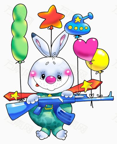 卡通小白兔