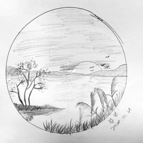 简笔风景画_风景画_风景_简笔画_绘画_简笔画风景_人文_绘画