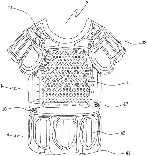 一种方便穿戴的刺杀护具