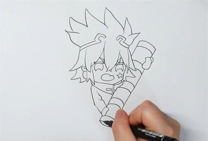 嘉德罗斯简笔画