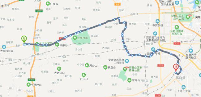 安徽肥西高铁站途经公交车线路乘坐点及其运行时间