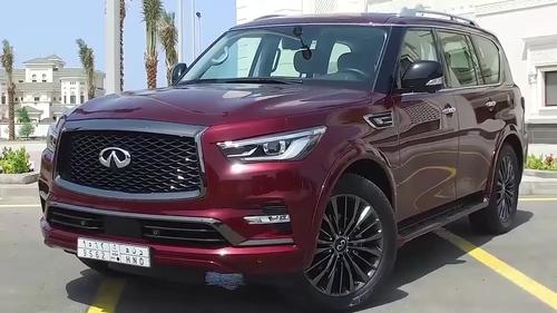 一睹芳颜2021款全新英菲尼迪qx80太霸气配置不输宝马x5