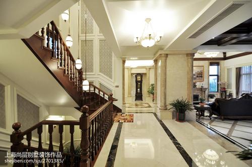 法兰西世家新古典风格别墅装修设计上海尚层别墅装饰1652233