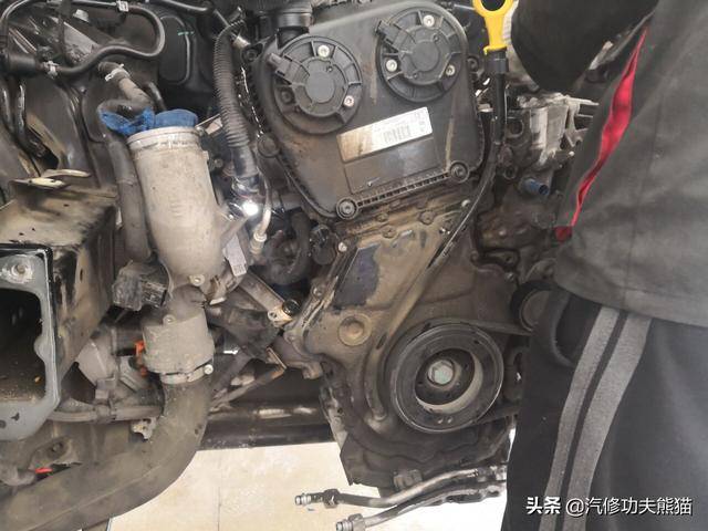 一台三代ea888的奥迪q5烧