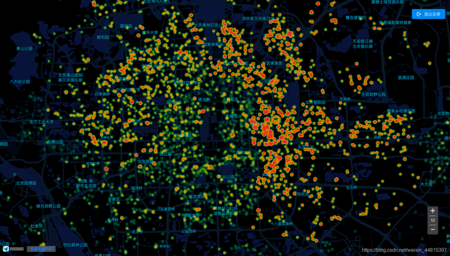 利用高德制作gis热力图