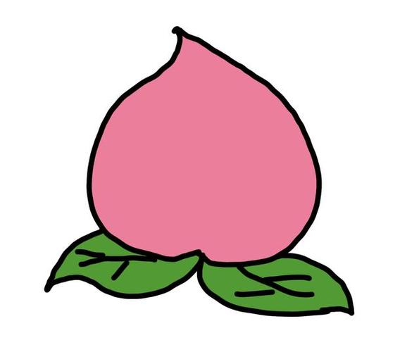 彩色儿童简笔画素材水果蔬菜系列,教你快速学会绘画简