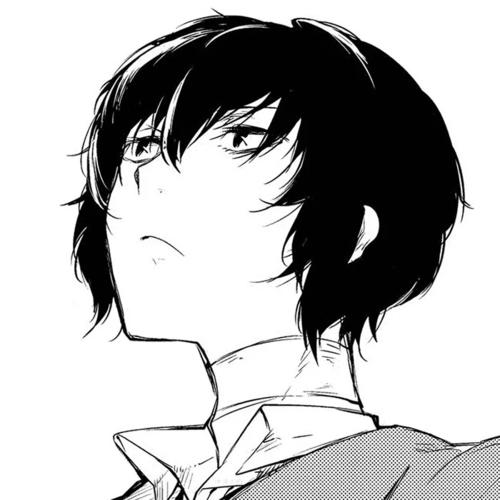 黑白动漫男头文豪野犬头像