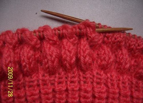 编织diy:图示详解教你一步步编织枣子花宝宝毛衣