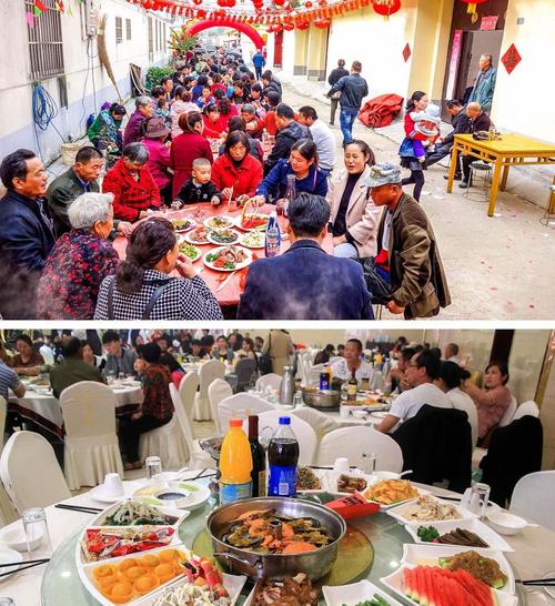 安徽淮北农村大席和城市宴席,6张菜肴对比图,你喜欢吃