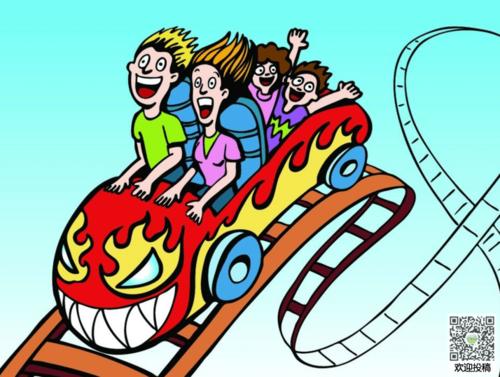 疯狂过山车简笔画6
