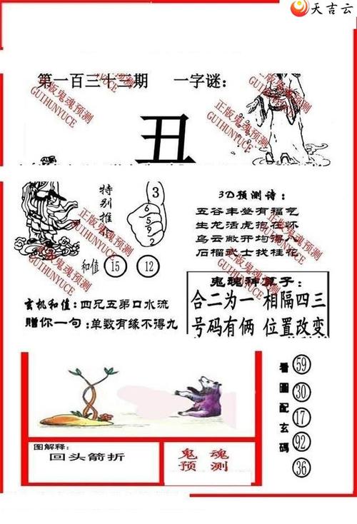 大兵鬼魂2021133期福彩3d图谜