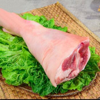 农家散养新鲜整只猪腿大腿猪蹄猪手猪脚土猪腿斓维品1只猪前腿约35斤