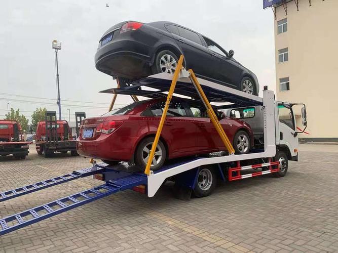 二位板轿运清障拖车