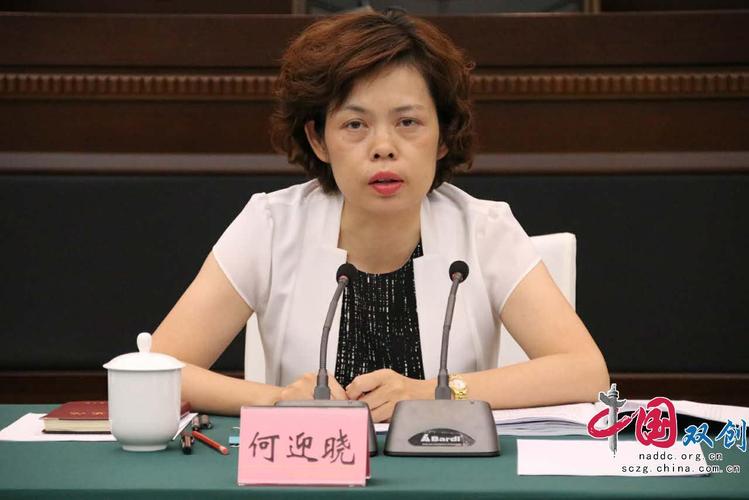 推进暨上半年工作总结会的南充市领导有:市委常委,市宣传部长何迎晓