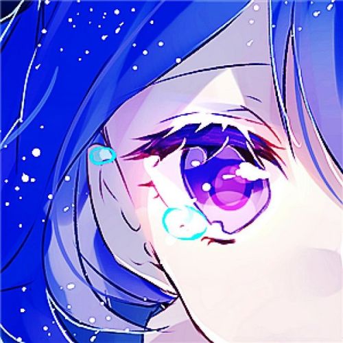 【动漫头像】【蓝色】【眼睛】【眼泪】【女生头像】