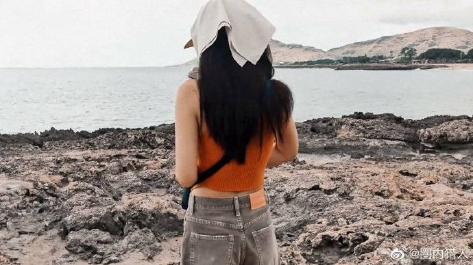 jennie晒夏威夷度假vlog#blackpink成员jennie夏威夷度假照,美女的