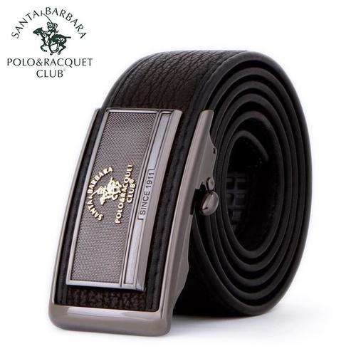 鲨鱼皮圣大保罗polo男士自动扣皮带腰带礼盒装高档送人礼品新款正品
