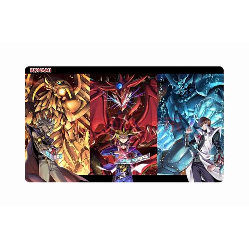 游戏王卡垫游戏王卡组场地桌游卡牌三幻神游戏海马马利克决斗盘垫布