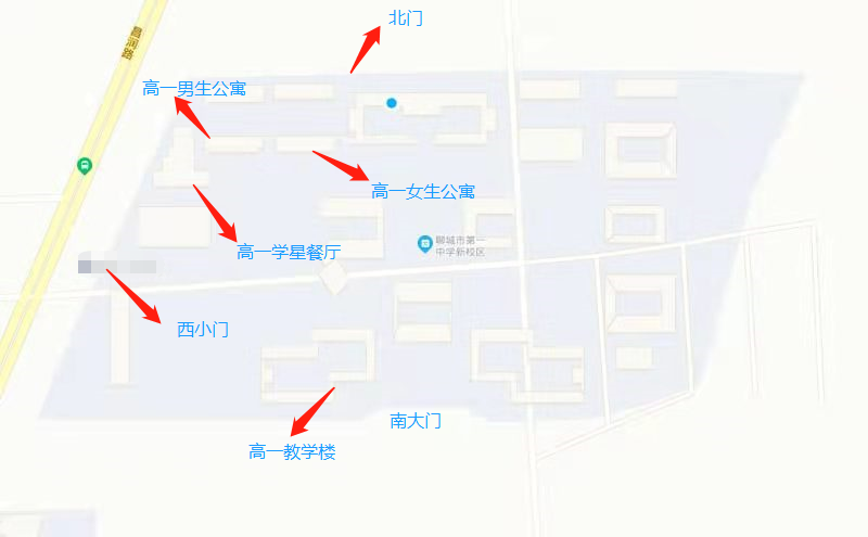 三,交通路线 聊城一中新校区位于昌润南路东侧,北距湖南路和昌润路