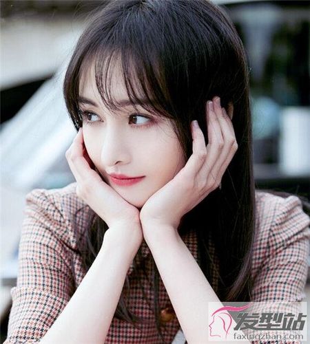 元气初恋直发图片 女明星直发大赏