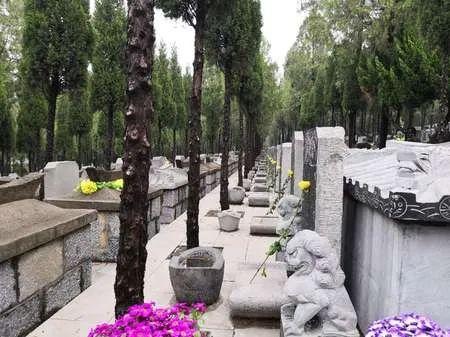 4   徐州市双山公墓   工作人员代生者为所有落葬于双山公墓的逝者