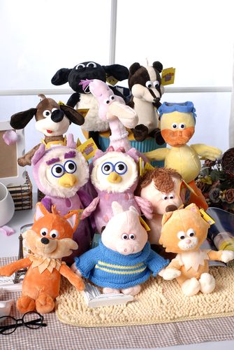 新款正品小小羊提米毛绒玩具公仔全套小羊肖恩动漫系列玩偶 礼物商品