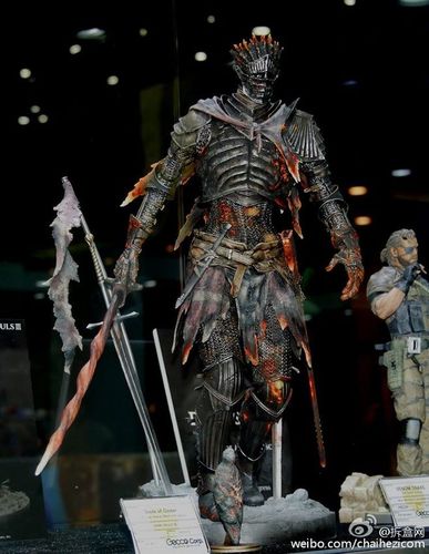gecco《黑暗之魂3》薪王们的化身1:6比例雕. 来自拆盒网 - 微博