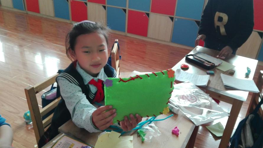 语文课上的手工制作