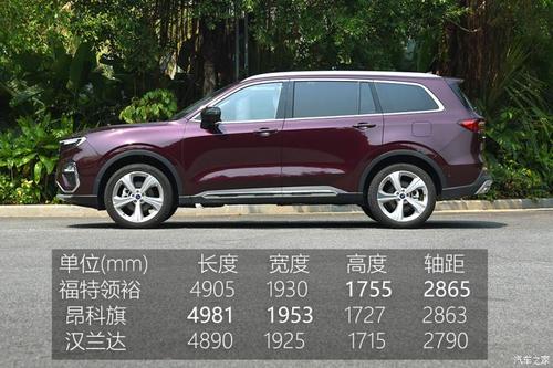 98万元起售 江铃福特领裕正式上市