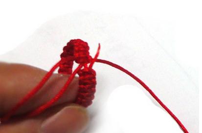 红绳子怎么编戒指