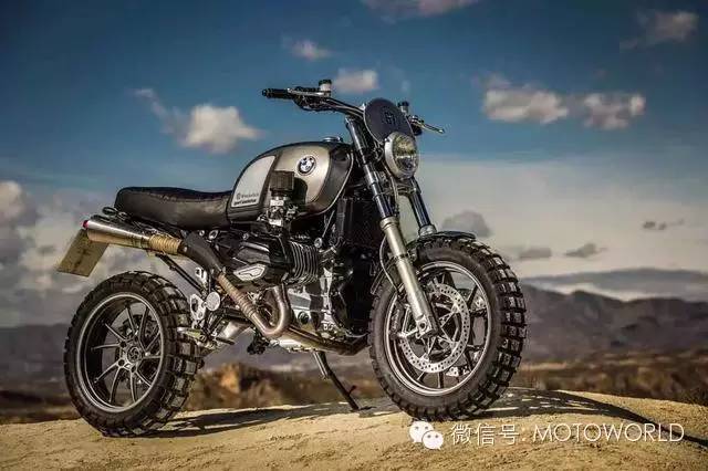 新款宝马"水鸟"超凡改装复古越野摩托车