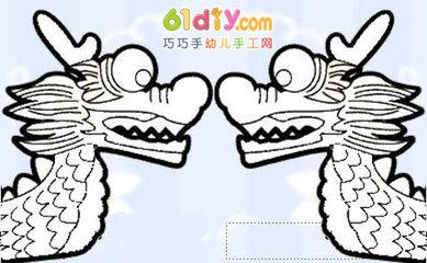 龙舟得龙头简笔画