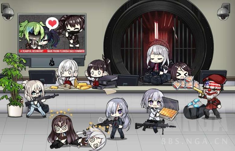 图转群-西装忤逆小队和指挥官抢劫铁血银行