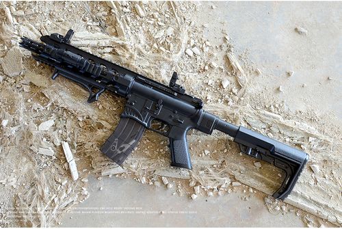 洛臣电动水弹枪m4a1下供弹水弹枪手动上膛儿童仿真玩具枪a16d