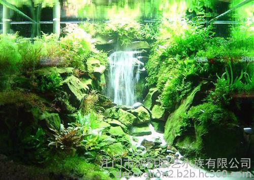 供应水中瀑布流水瀑布流沙瀑布造景草缸鱼缸水族箱造景