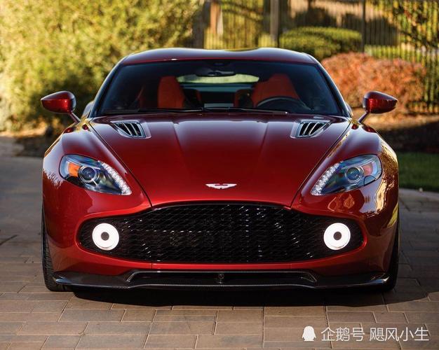 阿斯顿马丁vanquish zagato超跑红色款