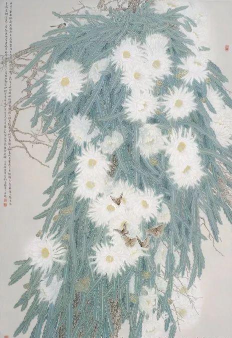 缺乏新意,缺乏新的灵感,缺乏新的创作动机,导致工笔花鸟画很多都失去