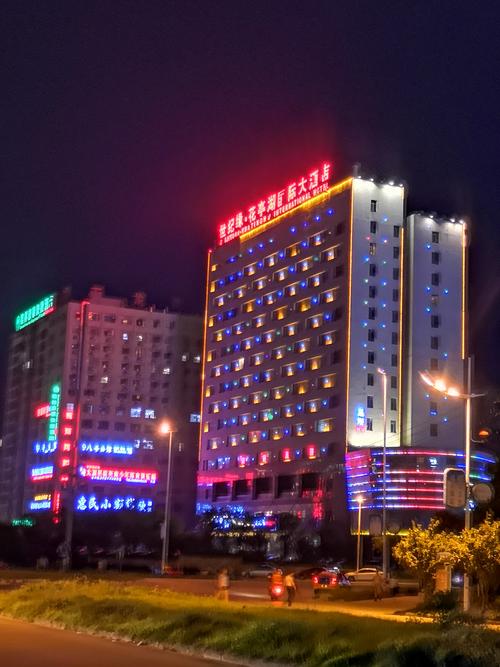 安徽省太湖县五千年文博园夜色