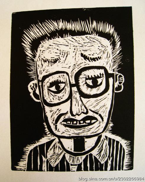 版画——人物头像创作(郭歌老师 刁老师)