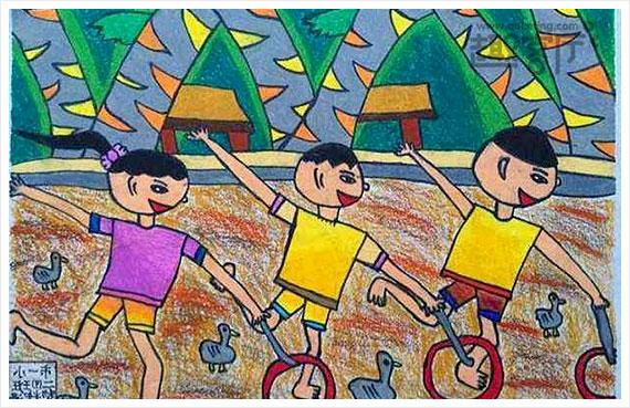 小学生画画图片大全 简单的小学六年级绘画作品