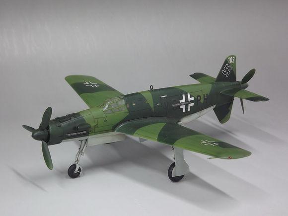 do335箭式战斗机 纸模型