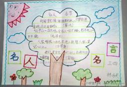 2年级名人名言手抄报名人名言手抄报