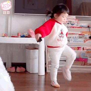 萌娃丸子妹表情包动图 12.20直播表情包