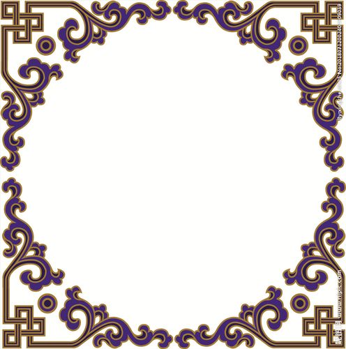 蒙古图案 蒙古元素 蒙古边框图片