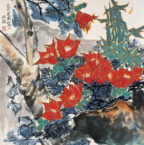 郭怡琮花鸟画作品欣赏!