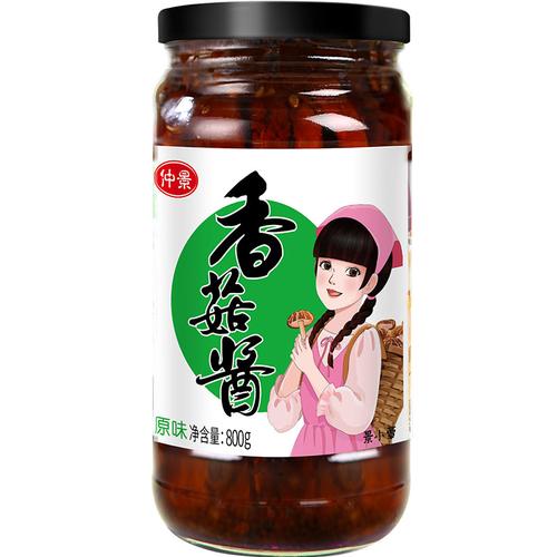 仲景 香菇酱原味800g 拌面拌饭酱爆下饭下饭菜 - 天猫超市