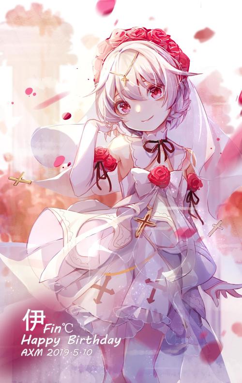 p站画师作品花裳月纱
